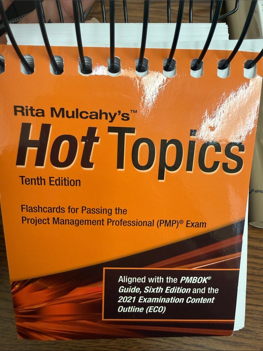 Rita Mulcahy Hot Topics Flashcards - Orange